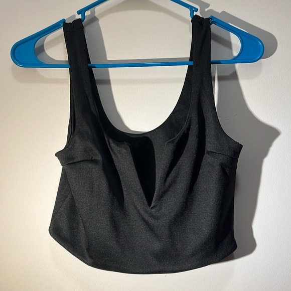 Susupeng Women Sexy Deep V Neck Sleeveless Slim Crop Top Side Zip Casual Tank - Picture 3 of 6